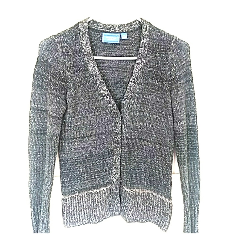 Vera Wang gray/silver cardigan